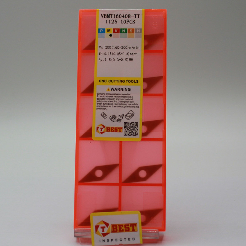 اینسرت تی بست مدل VBMT 160408-TT1125 بسته 10 عددی