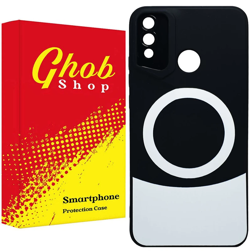 کاور قاب شاپ مدل مگ سیف طرح دو رنگ مناسب برای گوشی موبایل هوآوی Y9 2019 / Y8S / آنر 9X Lite