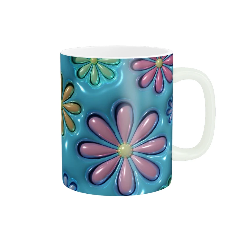 ماگ پاد آفرین طرح گل کد 4429