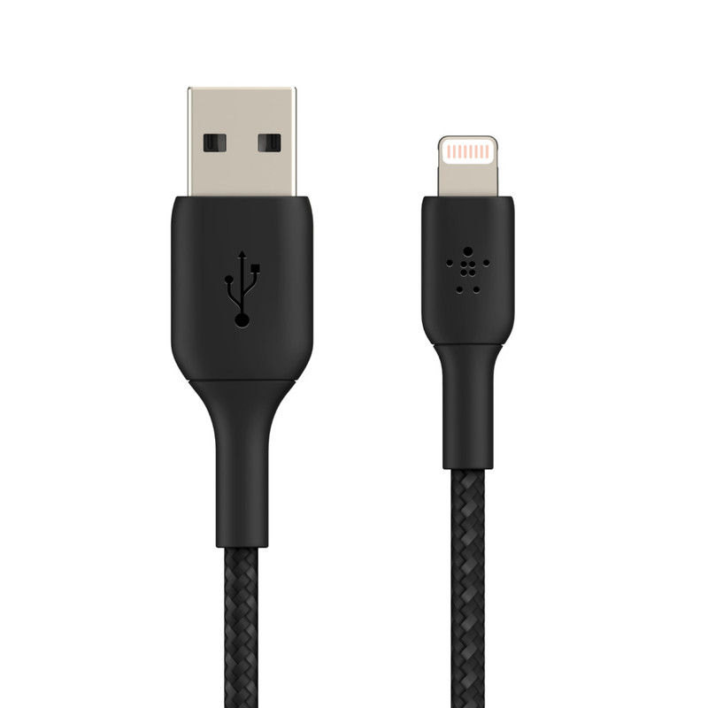 تبدیل USB به لایتنینگ بلکین مدل CAA002bt1MBK طول 1 متر