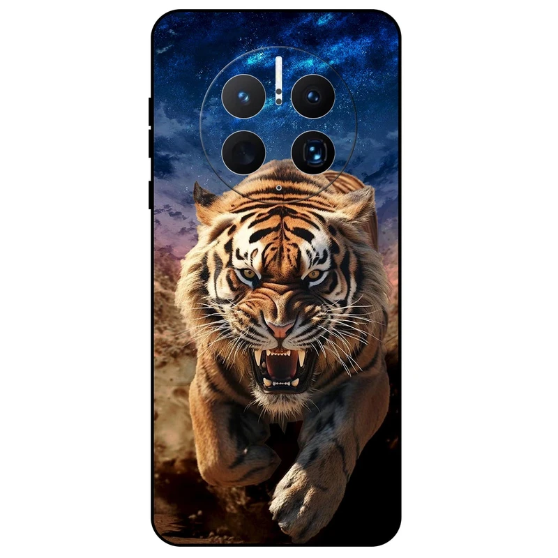 کاور مگافون طرح ببر مدل 7454 مناسب برای گوشی موبایل هوآوی Mate 50 Pro