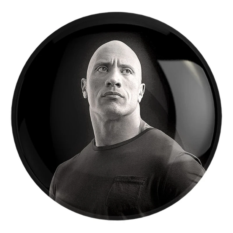 پیکسل خندالو طرح دوئین جانسون Dwayne Johnson کد 6432 مدل بزرگ