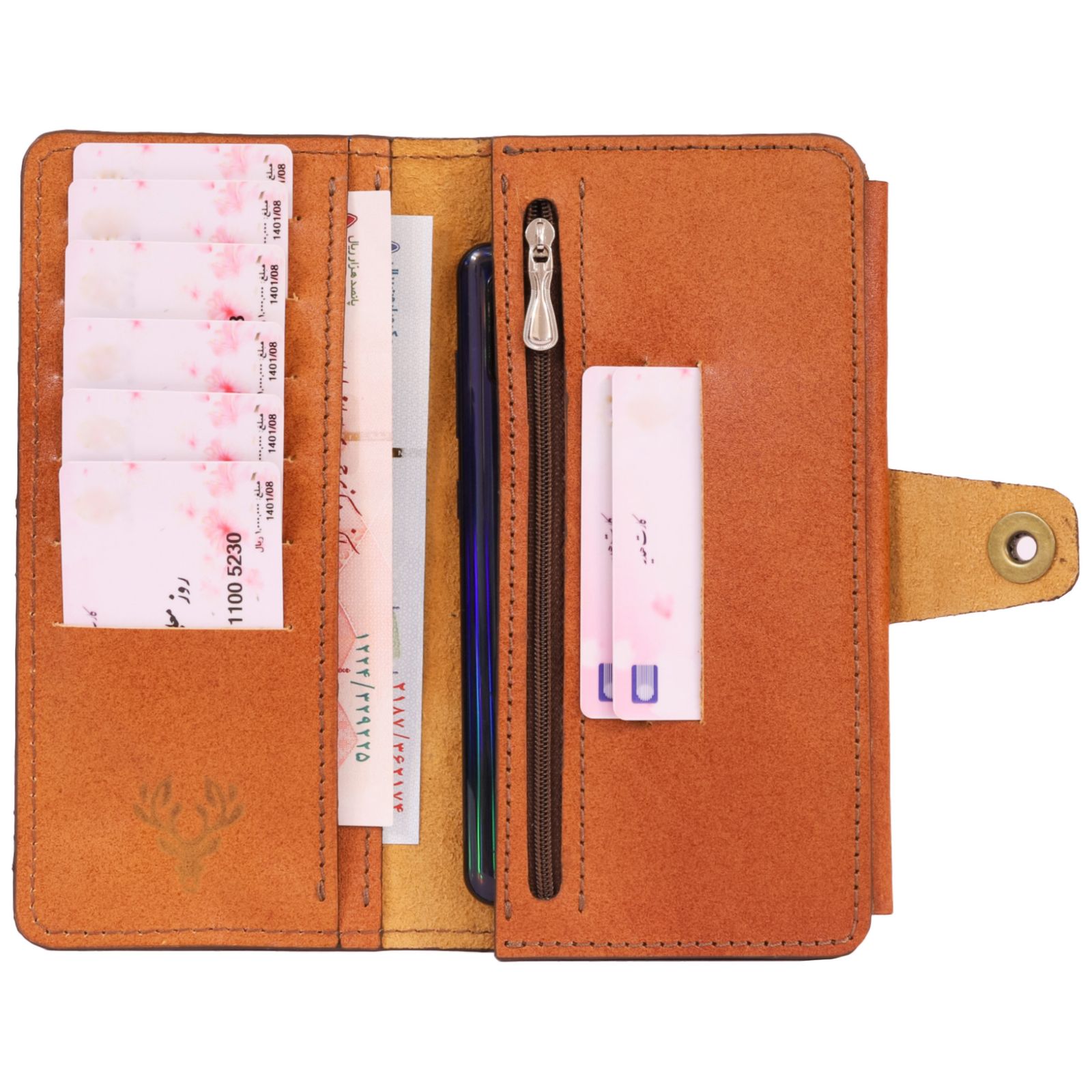 کیف پول چرم اشرافی مدل آدرین کد9 - - 3