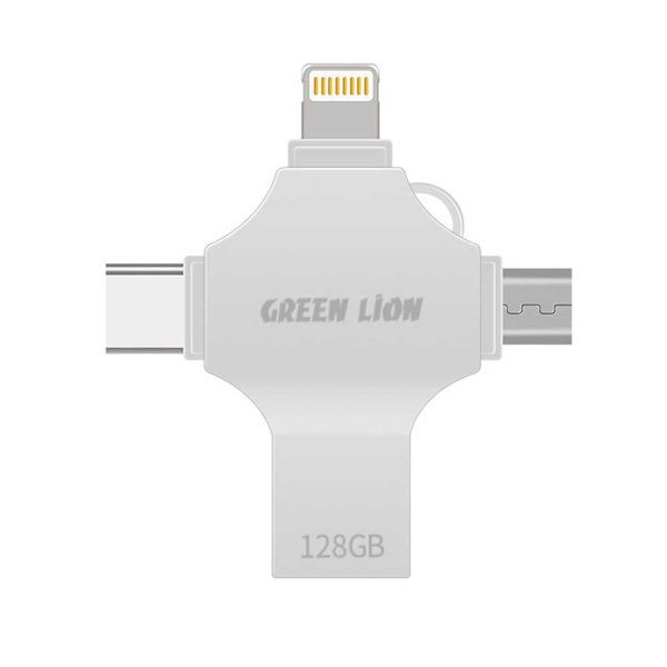 فلش مموری گرین لاین مدل FD-4 IN 1-128GB ظرفیت 128 گیگابایت