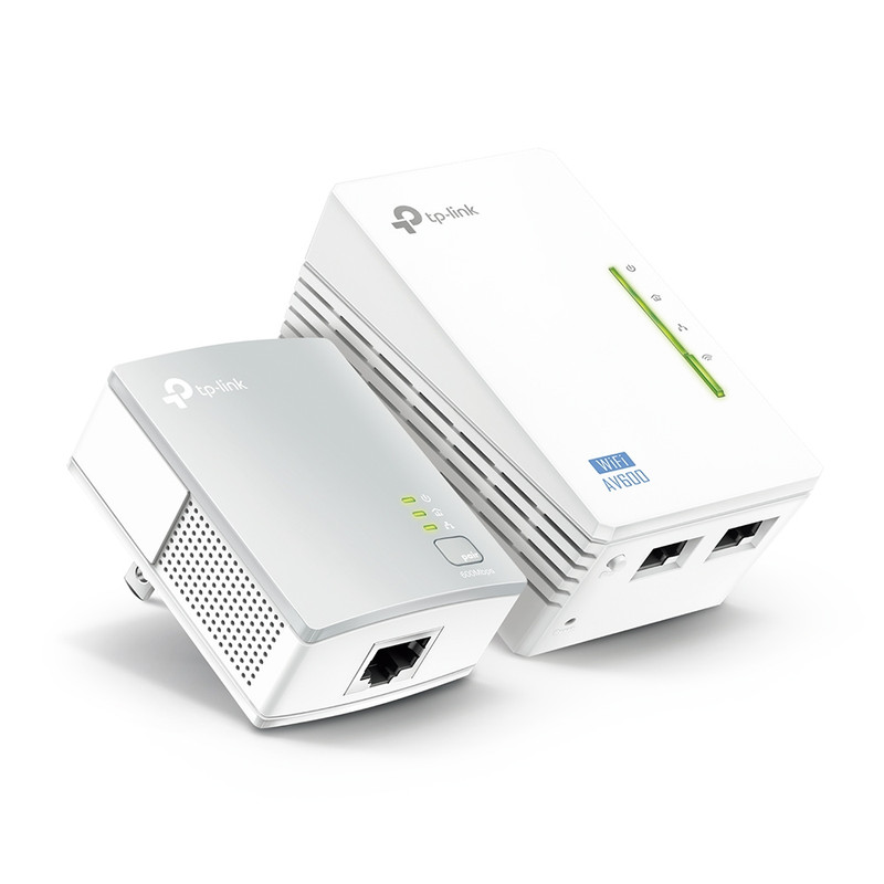 آداپتور پاورلاین تی پی-لینک مدل TL-WPA4220KIT V4.1 به همراه گسترش دهنده بی‌سیم