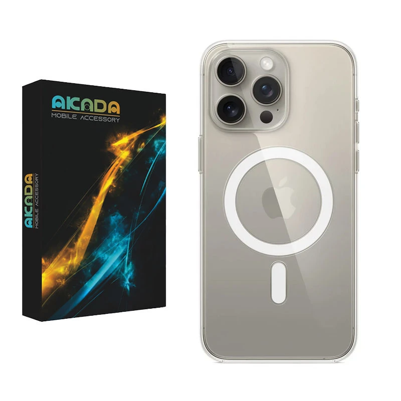 کاور آکادا مدل Magclear مناسب برای گوشی موبایل اپل iphone 15 Pro Max