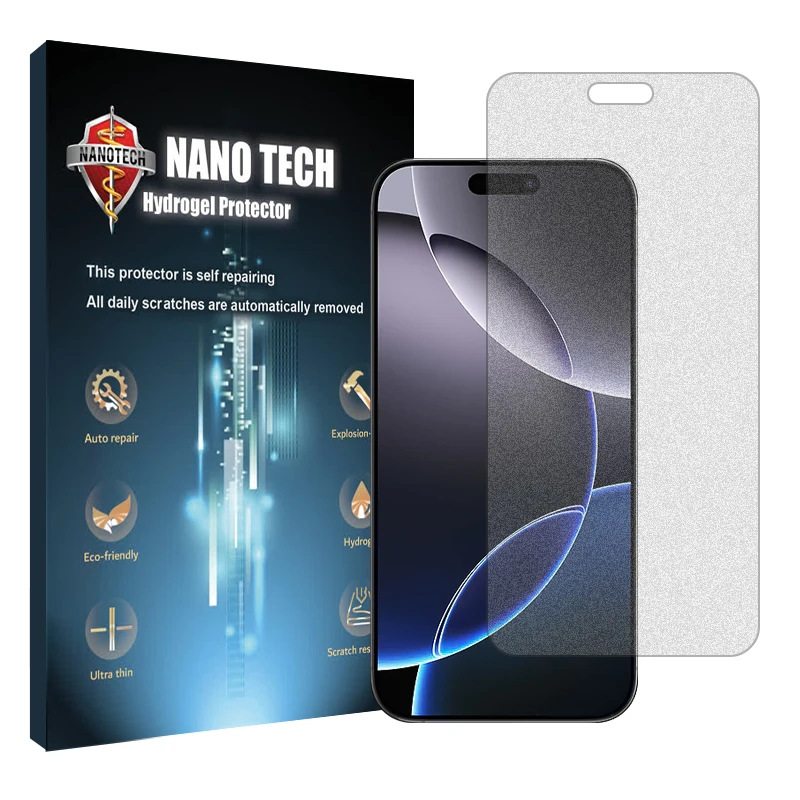 محافظ صفحه نمایش مات نانو تک مدل Tough مناسب برای گوشی موبایل اپل iPhone 16 Pro 
