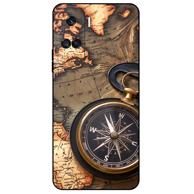 کاور مگافون طرح نقشه مدل 7397 مناسب برای گوشی موبایل آنر 90 Lite      