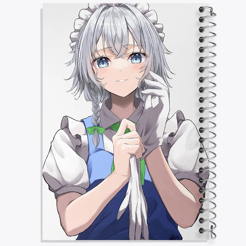 دفتر ژورنال نویسی 50 برگ خندالو مدل نقطه ای طرح بازی توهو (Touhou) کد 35752