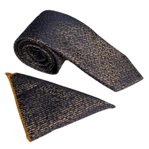 ست کراوات و دستمال جیب مردانه نسن مدل KM111009