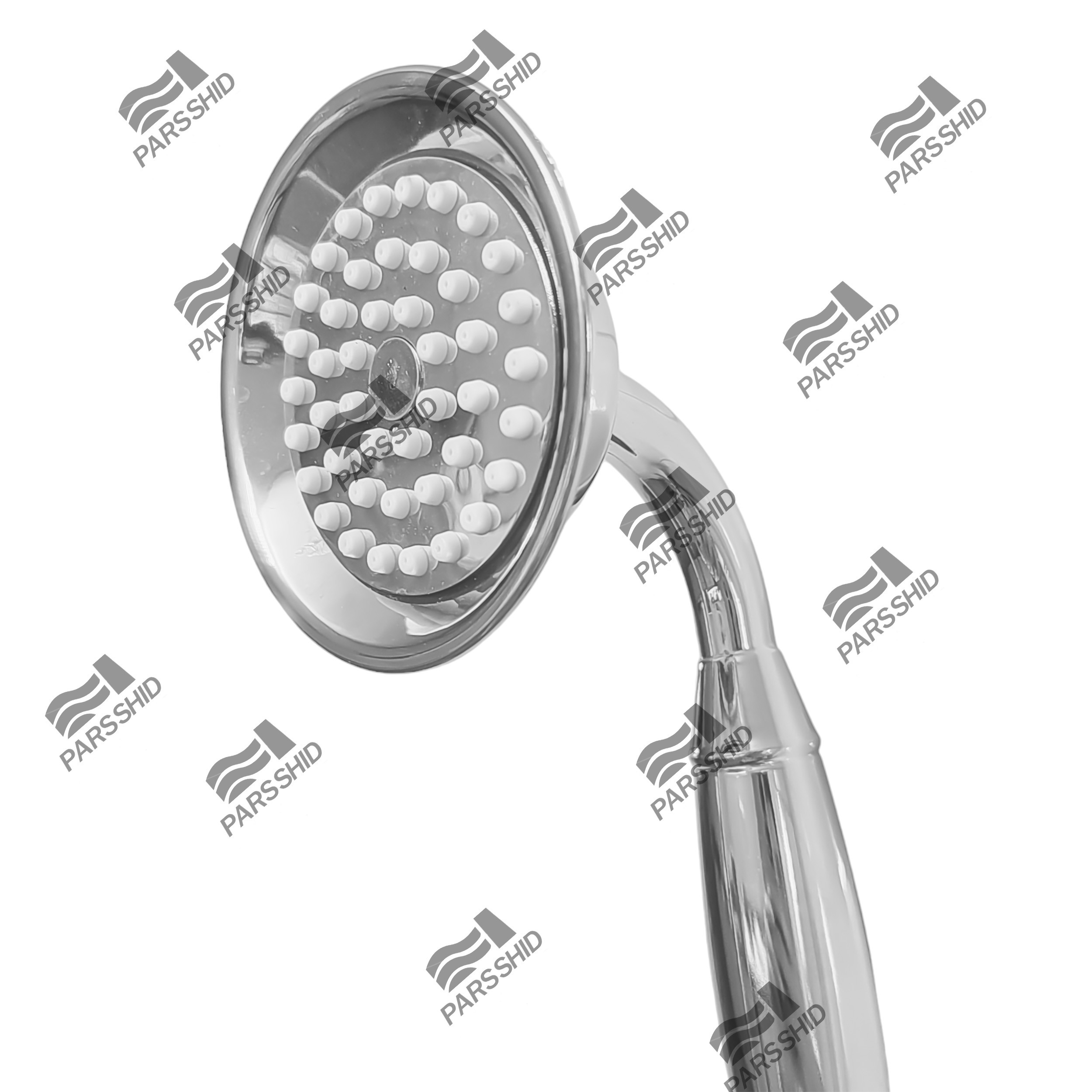 سردوش حمام شیرآلات بهداشتی پارس شید فاتح مدل زنگوله ای z5 مجموعه 2عددی