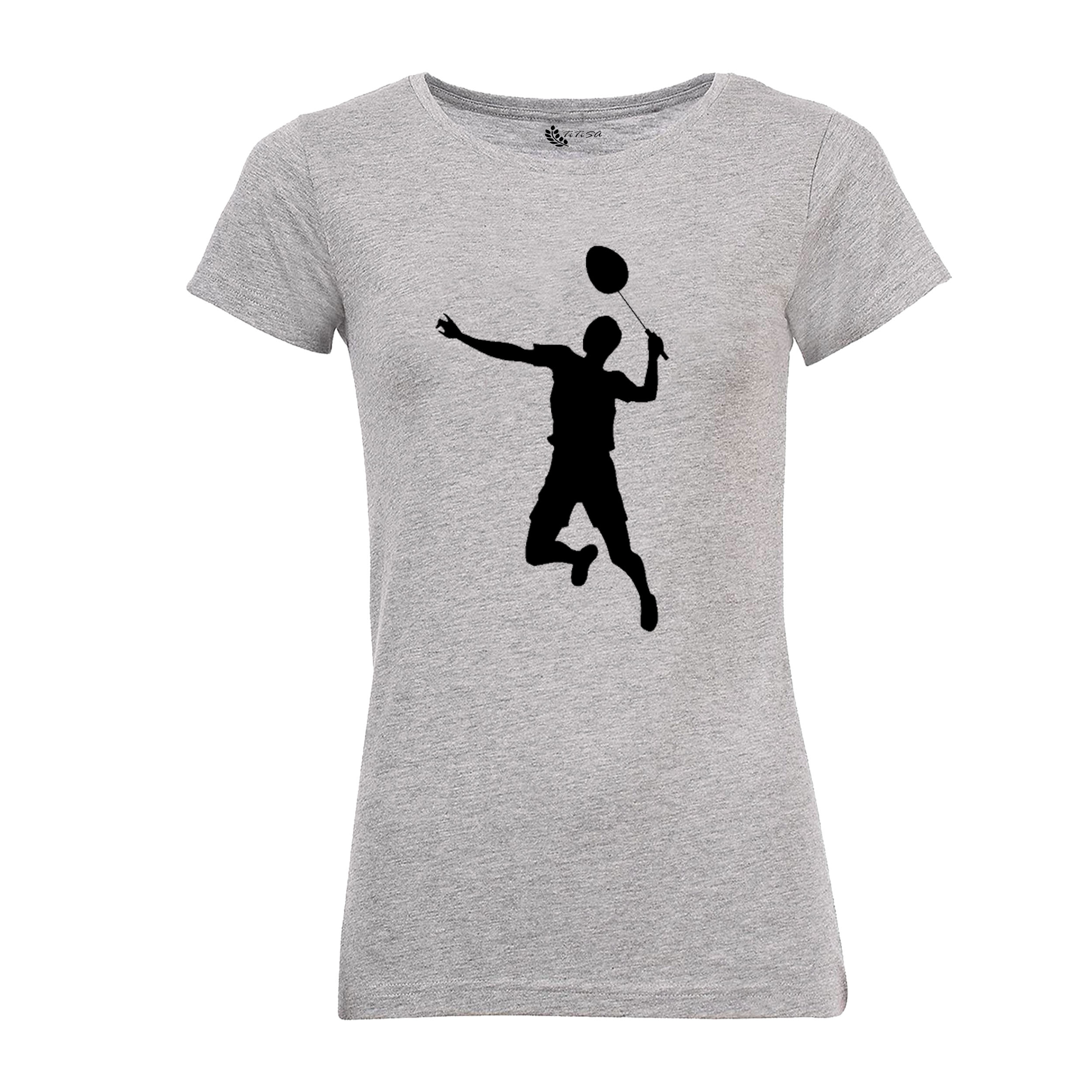 تی شرت آستین کوتاه زنانه مدل بدمینتون