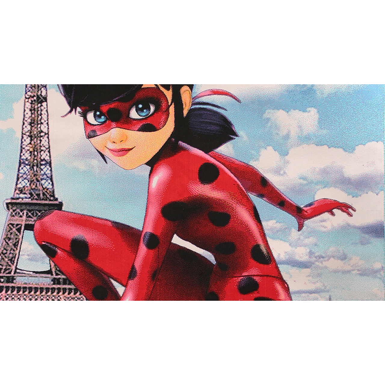 فرش ماشینی افرند مدل دختر کفشدوزکی کد 161