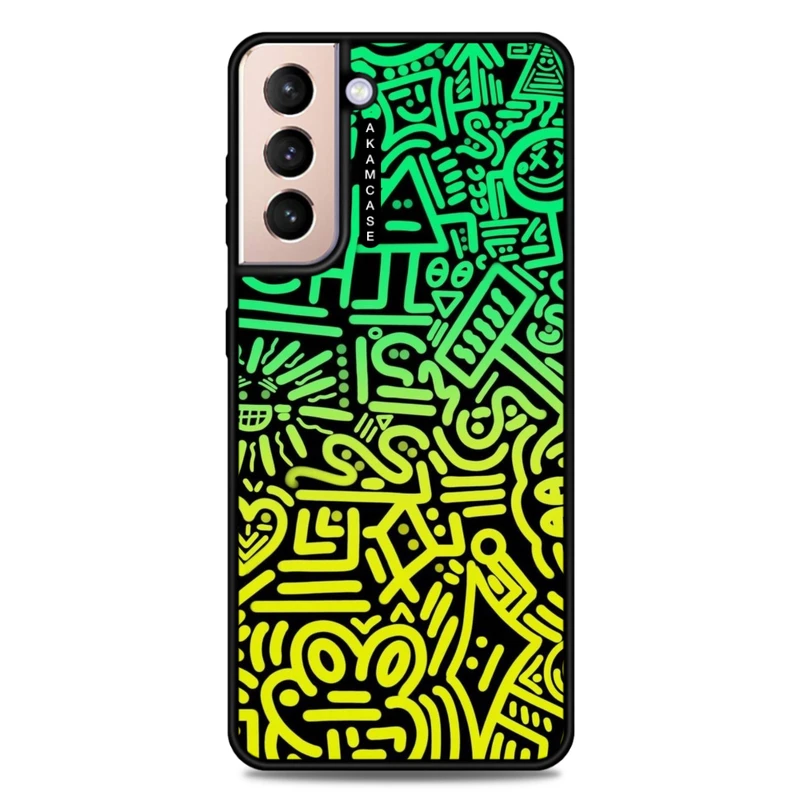 کاور آکام مدل AMC-WSGS21P-DOODLE16 مناسب برای گوشی موبایل سامسونگ Galaxy S21 Plus