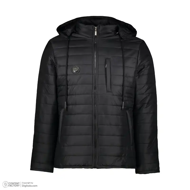 کاپشن مردانه کارتال مدل شمعی رنگ مشکی