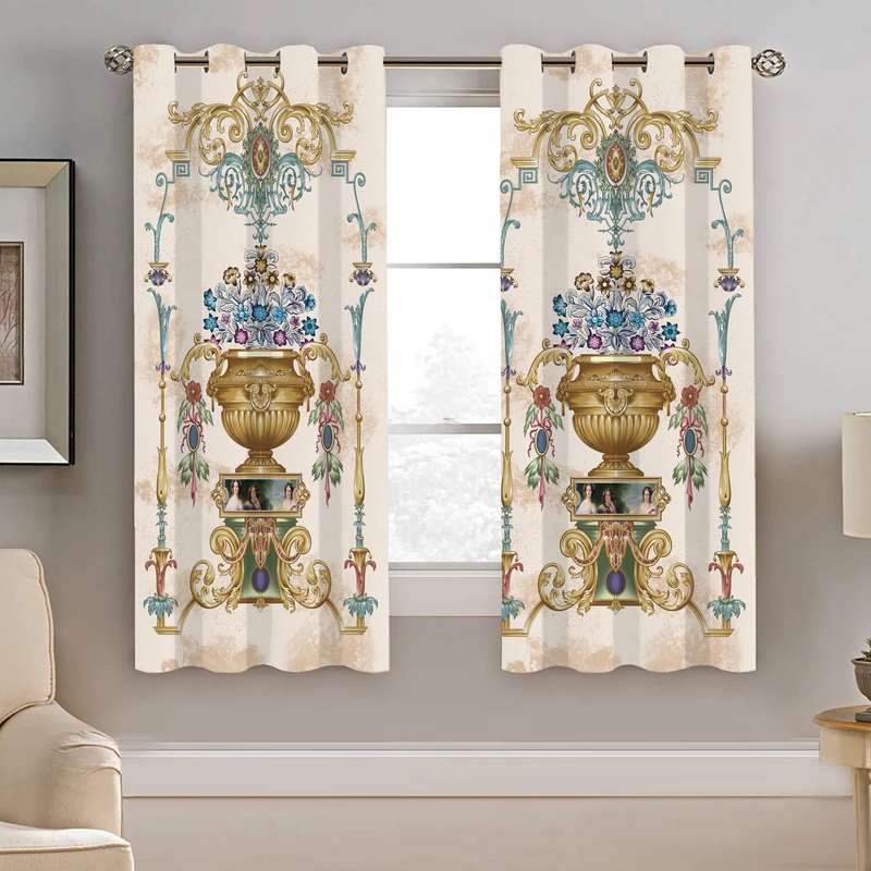 پرده نیروانا طرح گل مدل هازان کد 8831 سایز 140×200 سانتی متر