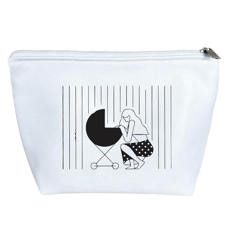 کیف لوازم آرایش دخترانه خندالو مدل کالسکه و مادر کد 5126