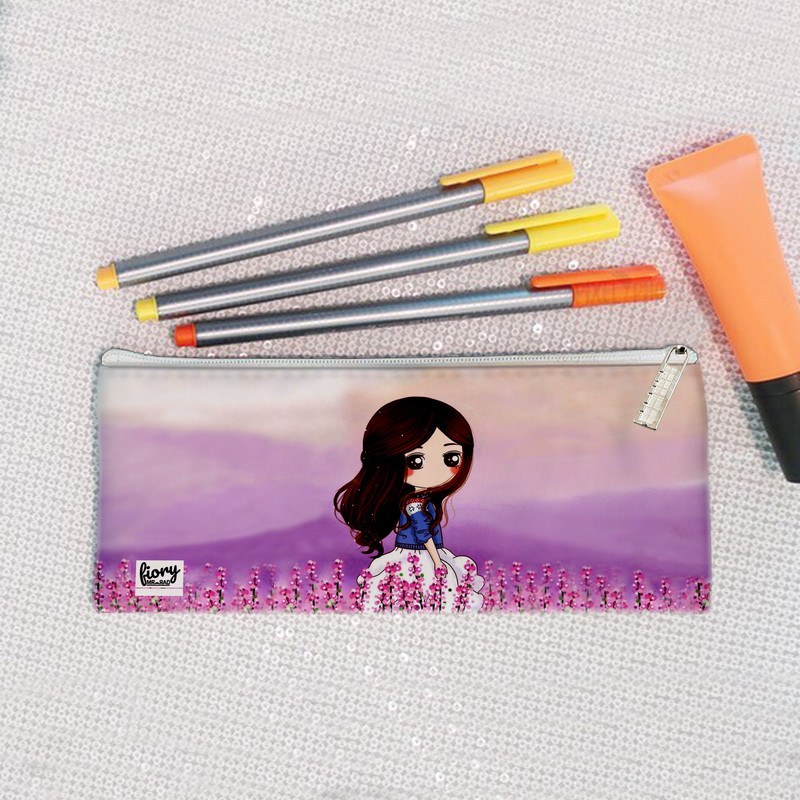 جامدادی مستر راد مدل دختر کیوت طرح عروسکی کد fiory 2054