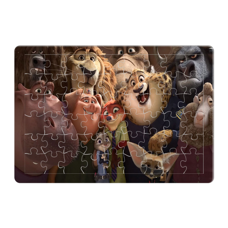 پازل 54 تکه هومرو مدل PL878 طرح انیمیشن زوتوپیا