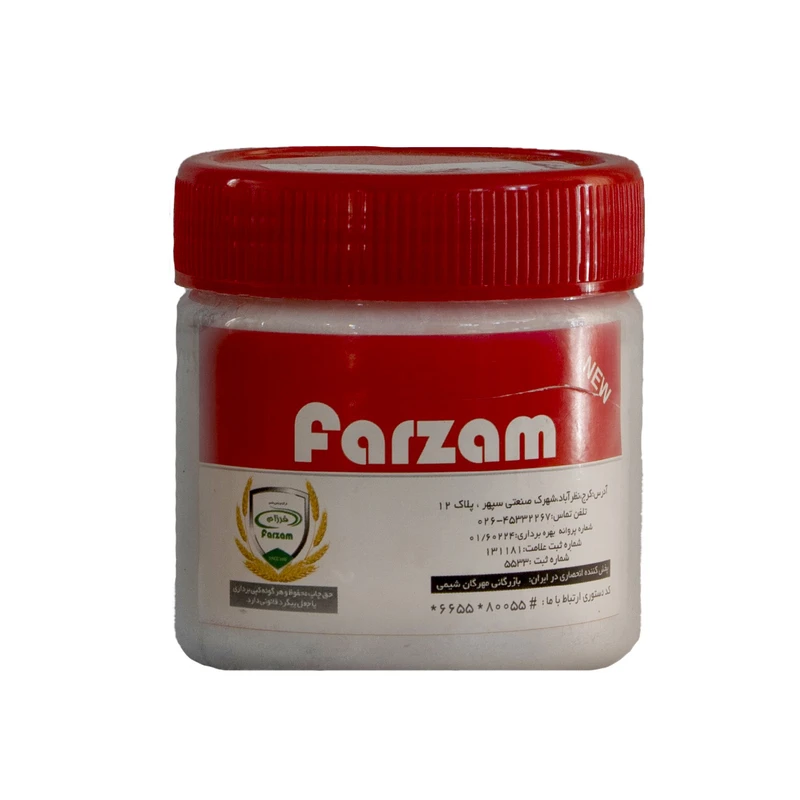  رنگ صدفی سفید فرزام کد 244 حجم 250 میلی لیتر
