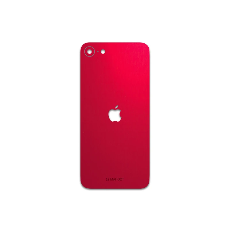 برچسب پوششی ماهوت مدل Matte-Warm-Red مناسب برای گوشی موبایل اپل iPhone SE 2020