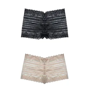 شورت زنانه مدل گیپور حریر کد 001 بسته 2 عددی