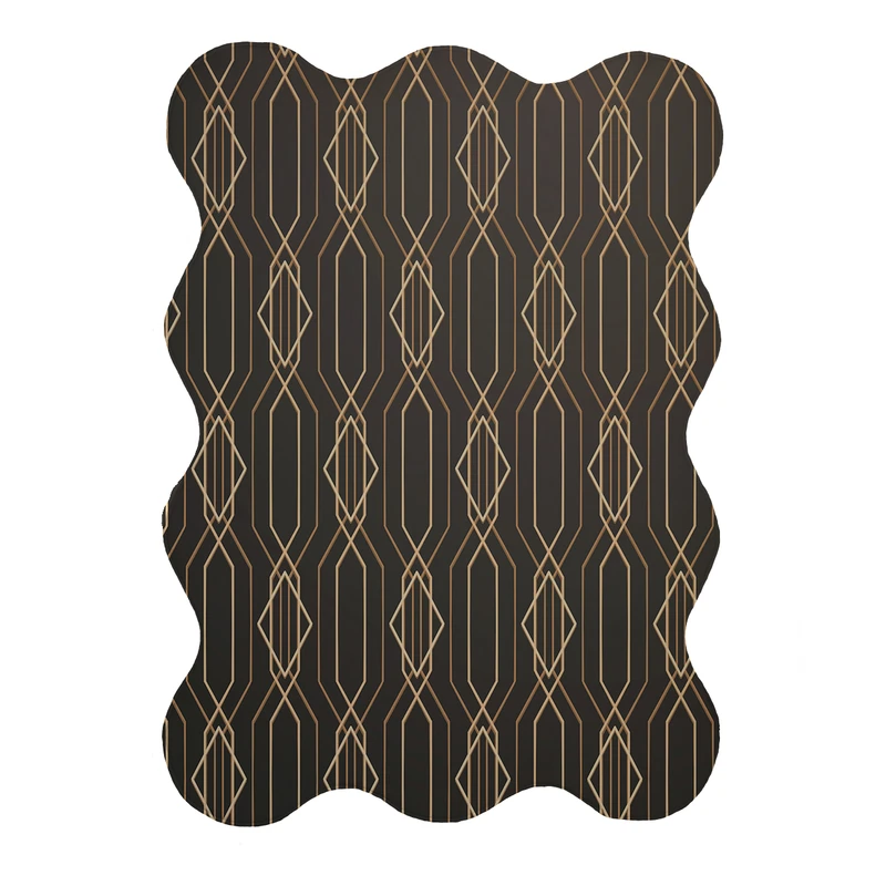 پادری مدل دالبر طرح کلاسیک کد 8525 سایز 80x110 سانتی متر