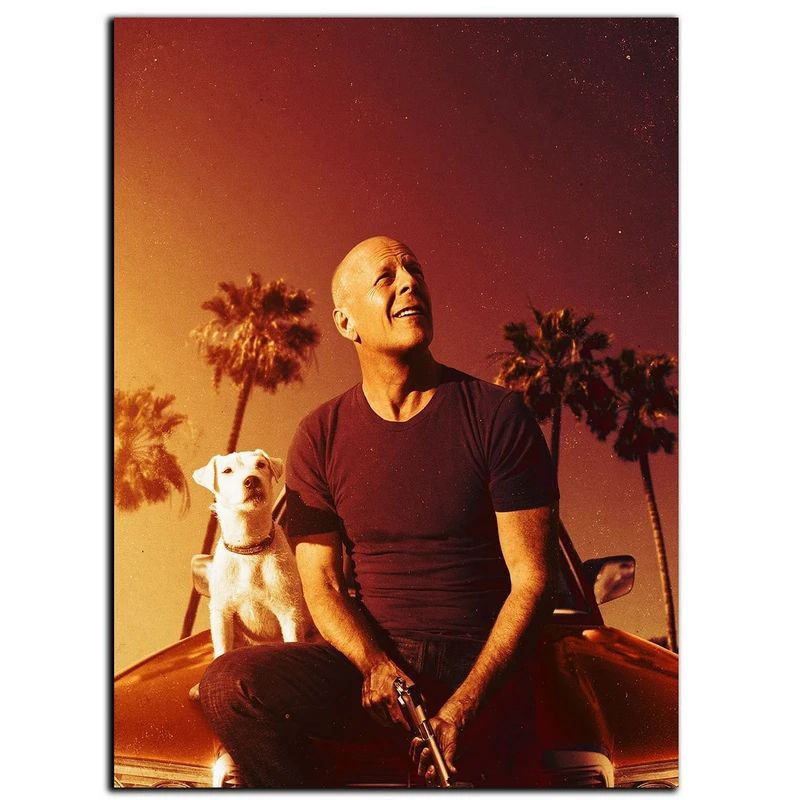 تابلو شاسی بکلیت طرح بازیگر سینمای هالیوود بروس ویلیس مدل SH-S4028