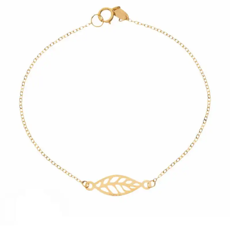 دستبند طلا 18 عیار زنانه الن نار مدل ELMB1334