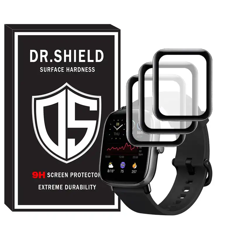 محافظ صفحه نمایش دکتر شیلد مدل DR_07 مناسب برای ساعت هوشمند شیائومی GTS 2 Mini بسته سه عددی