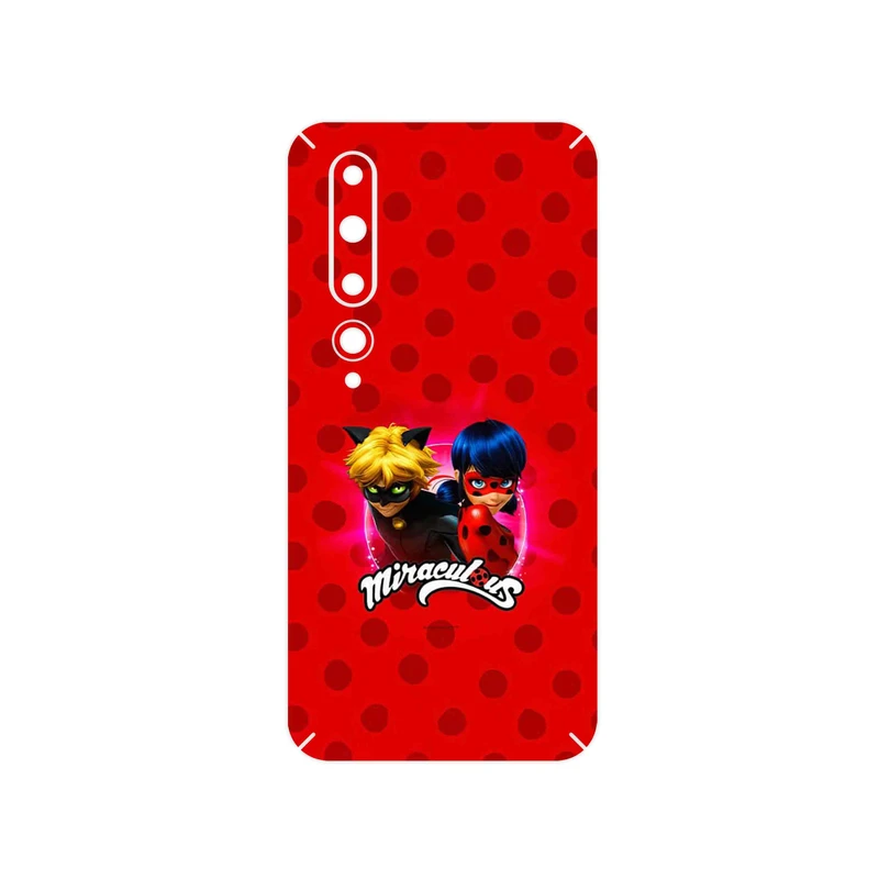 برچسب پوششی ماهوت مدل Ladybug and Cat Noir مناسب برای گوشی موبایل شیائومی Mi 10 5G