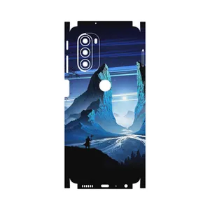MAHOOT Blue Mountains Digital Art-FullSkin Cover Sticker for Motorola Moto G51 5G