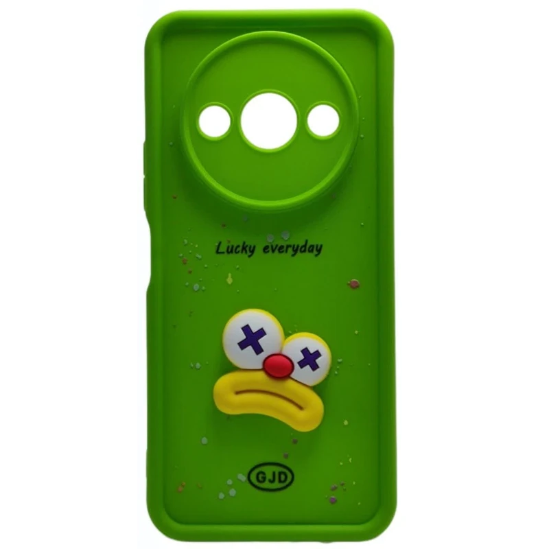 کاور قاب آوش طرح سولید فانتزی عروسکی مدل 04 مناسب برای گوشی موبایل شیائومی REDMI A3 / A3X