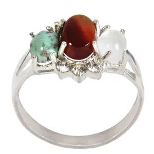 انگشتر نقره زنانه مدل 08 کد 011