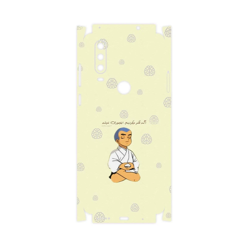 برچسب پوششی ماهوت مدل Ikkyu-san-FullSkin مناسب برای گوشی موبایل موتورولا One Action