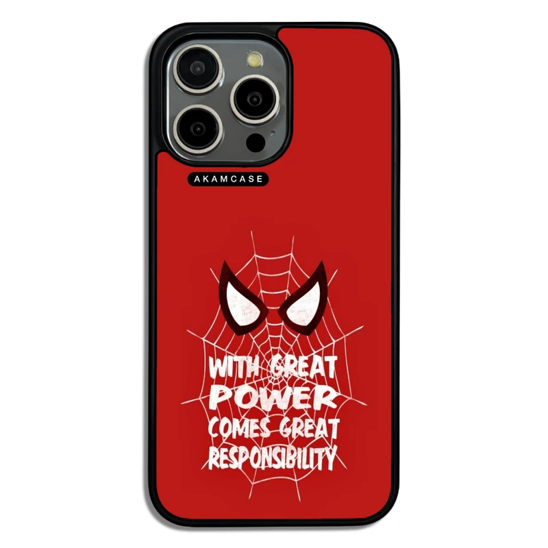 کاور آکام مدل AMC-WA15PROMAX-SPIDER MAN17 مناسب برای گوشی موبایل اپل iPhone 15 Pro Max