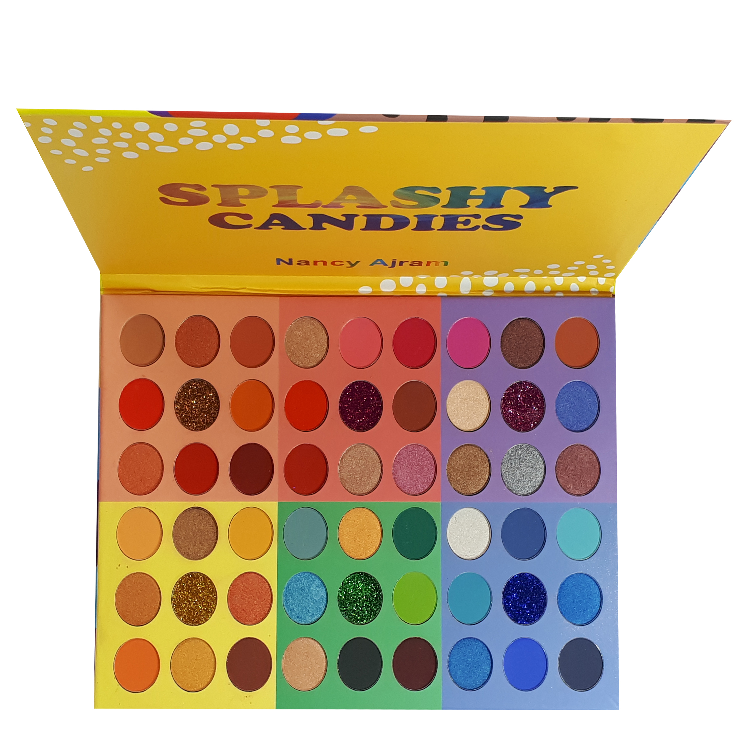 پالت سایه چشم نانسی اجرم مدل SPLASHY CANDIES شماره 01