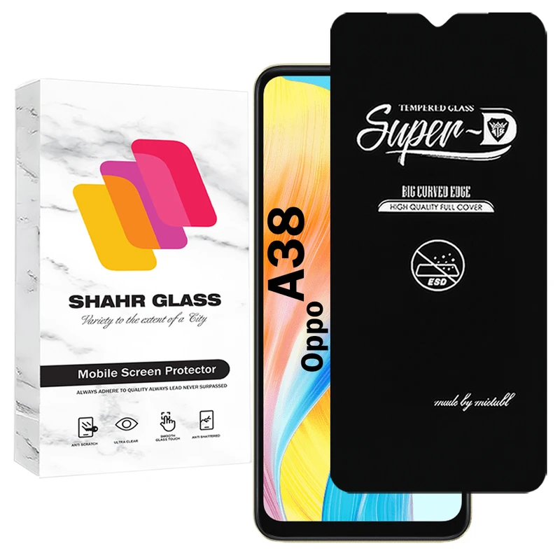 محافظ صفحه نمایش شهر گلس مدل SUPERDNSH مناسب برای گوشی موبایل اوپو A38