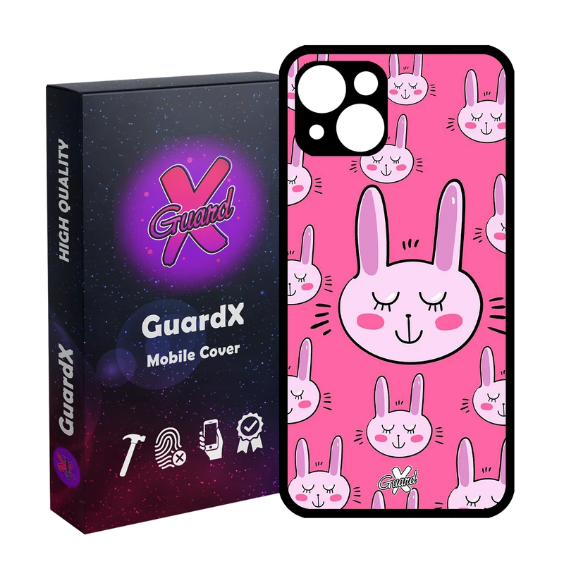 کاور گارد ایکس طرح Rabbit مدل Glass10135 مناسب برای گوشی موبایل اپل iPhone 13