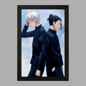 تابلو خندالو مدل گتو و گوجو ساتورو انیمه جوجوتسو کایزن Jujutsu Kaisen کد 30172