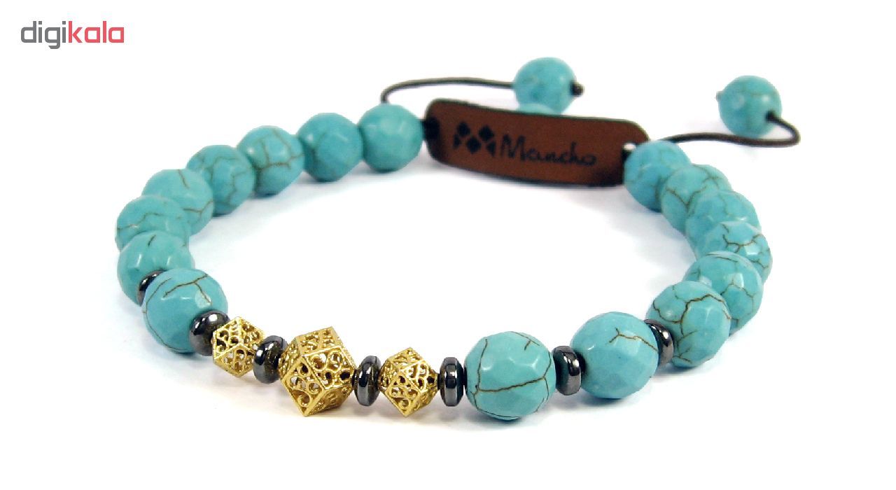 دستبند طلا 18عیار زنانه مانچو مدل bfg126 - - 3