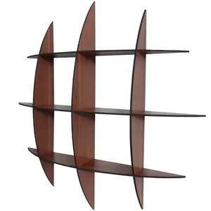 شلف دیواری طرح دایره مدل مشبک