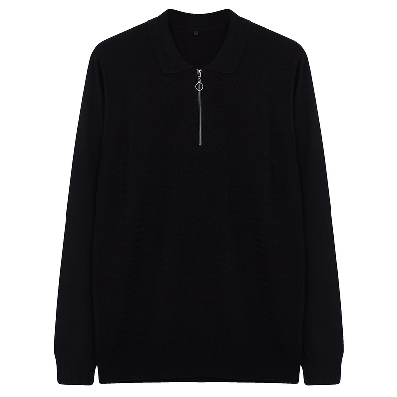 پلیور یقه برگردان مردانه مدل 825052390 طرح ترندیول