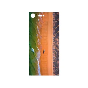 MAHOOT Beach and Green Sea Cover Sticker for Sony Xperia XZ Premium