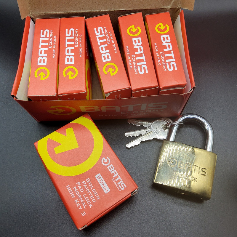 قفل آویز باتیس مدل 38BA40001 بسته 6 عددی قفل آویز باتیس مدل 38BA40001 بسته 6 عددی