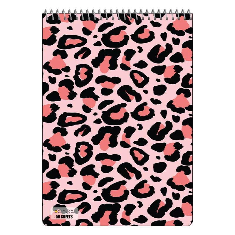 دفتر نقاشی 50 برگ سیمی کارنیکا طرح پترن پوست Animal Pattern کد 38998