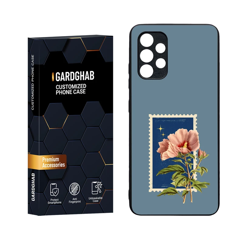کاور گارد قاب مدل دورژله ای پشت گلس دخترانه مناسب برای گوشی موبایل سامسونگ Galaxy A32 4G