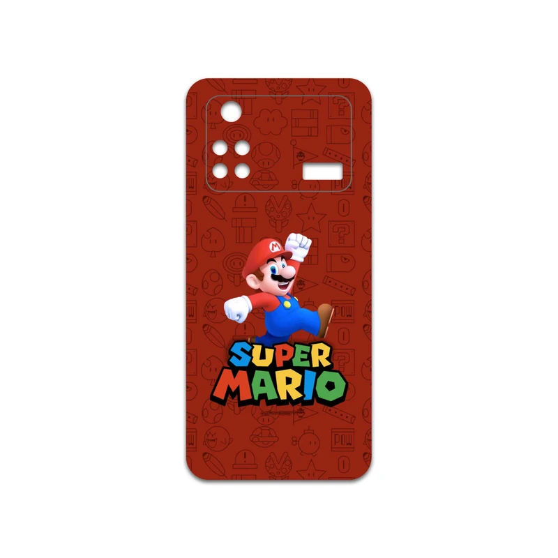 برچسب پوششی ماهوت مدل Super-Mario-Game مناسب برای گوشی موبایل شیائومی Poco M4 Pro 4G