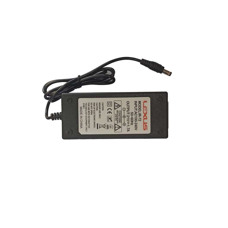 شارژر باتری 21 ولت 1.7 آمپر لکسوس مدل IR-72