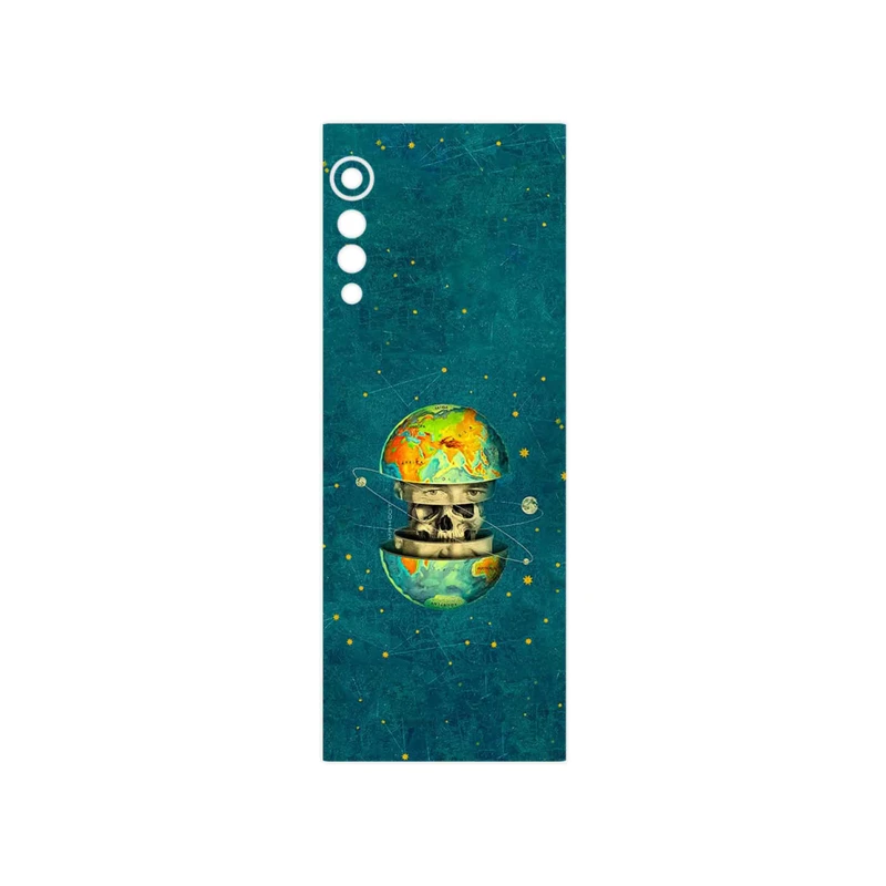 برچسب پوششی ماهوت مدل Collage of Earth Face مناسب برای گوشی موبایل ال جی Velvet 5G